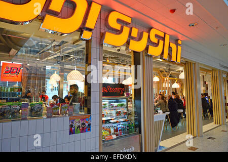 YO! Sushirestaurant, Bentall Zentrum, Kingston upon Thames, Royal Borough of Kingston, Greater London, England, Vereinigtes Königreich Stockfoto