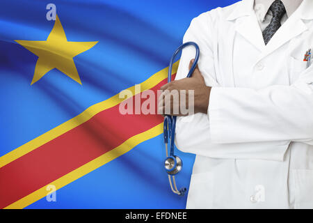 Konzept des nationalen Gesundheitssystems - Kongo-Kinshasa Stockfoto