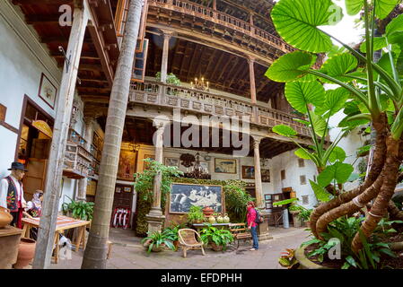 Casa de Los Balcones, La Orotava, Teneriffa, Kanarische Inseln, Spanien Stockfoto