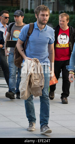 Prominente in den BBC Radio 1 Studios Featuring: James Buckley wo: London, Vereinigtes Königreich bei: 31. Juli 2014 Stockfoto