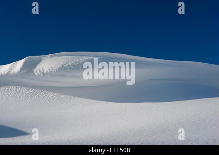 Snow Drift Muster nach einem Schneesturm in den Yorkshire Dales, UK. Stockfoto