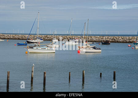 Rhos auf Meer, Colwyn Bay, direkt am Meer, North Wales, uk Stockfoto