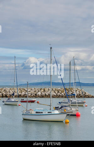 Rhos auf Meer, Colwyn Bay, direkt am Meer, North Wales, uk Stockfoto