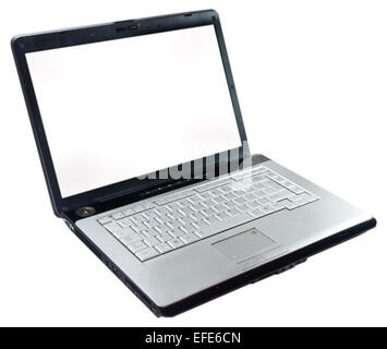 Notebook, isoliert auf weiss Stockfoto