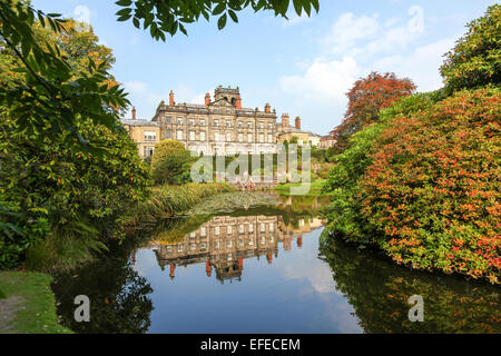 Das Haus und See bei Biddulph Grange Stoke on Trent Staffordshire England UK Stockfoto