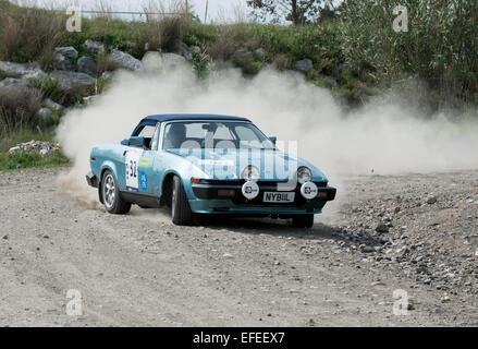 Triumph TR8 Rallye vorbereitet Sportwagen-Klassiker Stockfoto