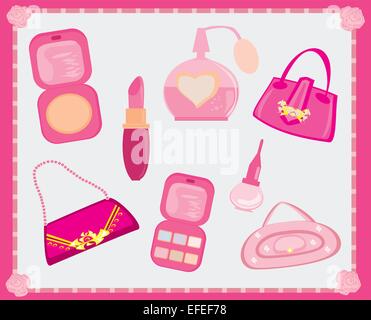 Accessoires Mode Vektor Stock Vektor