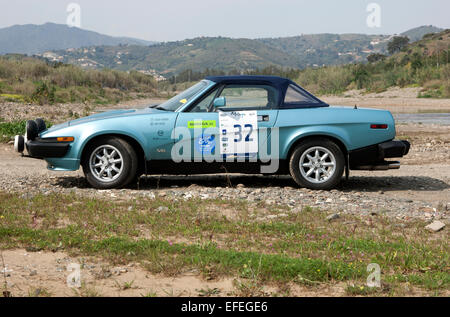 Triumph TR8 Rallye vorbereitet Sportwagen-Klassiker Stockfoto