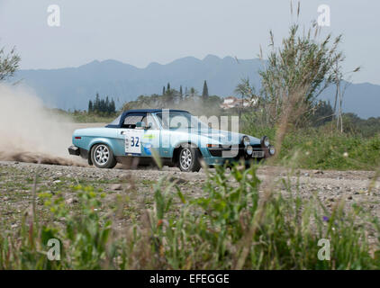 Triumph TR8 Rallye vorbereitet Sportwagen-Klassiker Stockfoto