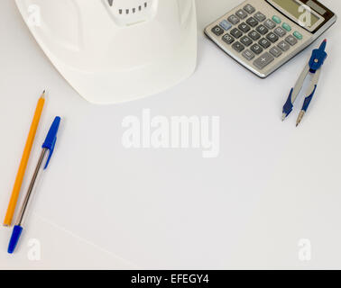 Geschäftskonzept mit Arbeits- und Business-Produkten Stockfoto