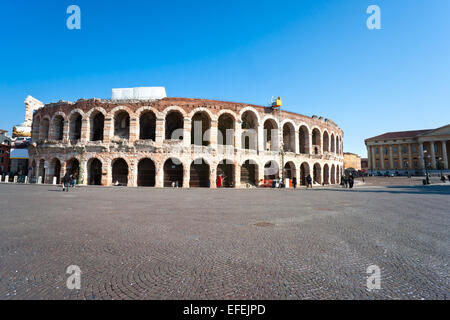Arena von Verona, antike römische Amphitheater. Italien Stockfoto