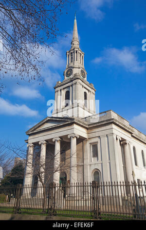 London, Tower Hamlets alle Heiligen Pappel Pfarrkirche Stockfoto