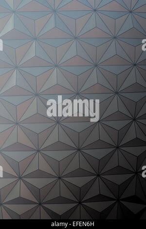 Die geodätische Kugel im Epcot Center Stockfoto