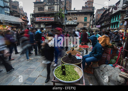 Markt in Kathmandu, Nepal Stockfoto