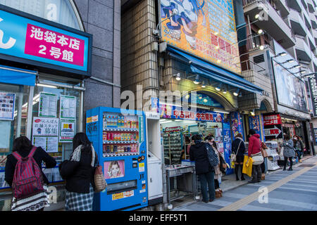 Otome Road, Ikebukuro, Toshima-Ku, Tokyo, Japan Stockfoto