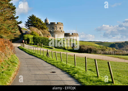 St. Mawes Castle Cornwall; UK Stockfoto