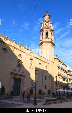 Die Kirche von San Lorenzo in Valencia, Spanien Stockfoto