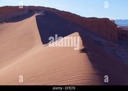 Sanddünen im Valle De La Luna (Mondtal). Atacama-Wüste, Chile. Stockfoto