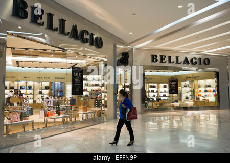 Bellagio-Luxus-Shop in Albrook Mall. Panama. Mit mehr als 500 Geschäften ist die Albrook Mall das größte Einkaufszentrum in Panama Stockfoto