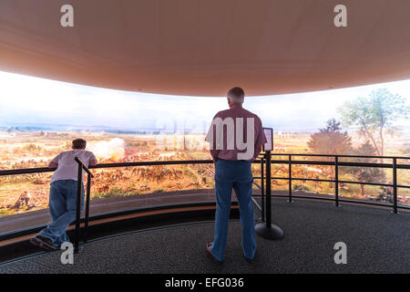 Cyclorama Gettysburg National Military Park Museum und Besucherzentrum auf dem Schlachtfeld Bürgerkrieg Stockfoto