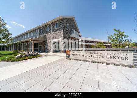 Die Gettysburg Museum und Besucherzentrum bei Gettysburg National Military Park, dem Bürgerkrieg Schlachtfeld in Pennsylvania USA. Stockfoto