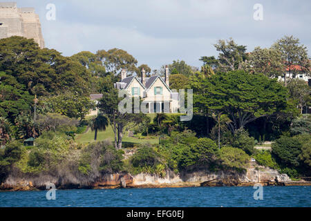 Kirribilli House Sydney Amtssitz der Sitzung Premierminister von Australien Sydney NSW Australia Stockfoto