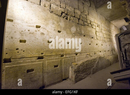 "Die westlichen Stein" ist die größte Stein entdeckt Untergrund der Westwand, es hat eine Länge von 13,6 Meter lang Stockfoto