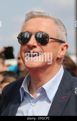 Die X Factor London Auditions statt in der Wembley Arena - Ankünfte Featuring: Louis Walsh Where: London, Vereinigtes Königreich als: 1. August 2014 Stockfoto