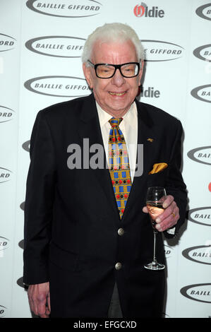 London, UK, 03 Februar 2015 Barry Cryer besucht Oldie des Jahres Award Mittagessen abgehaltenen Simpson-in-the-Strand-Credit: JOHNNY ARMSTEAD/Alamy Live News Stockfoto