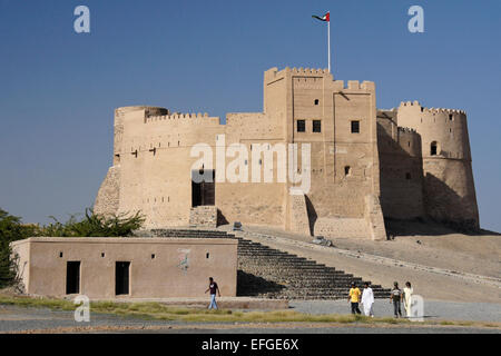 Fujairah Fort, Vereinigte Arabische Emirate Stockfoto