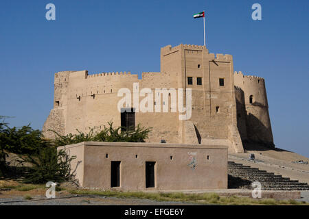 Fujairah Fort, Vereinigte Arabische Emirate Stockfoto