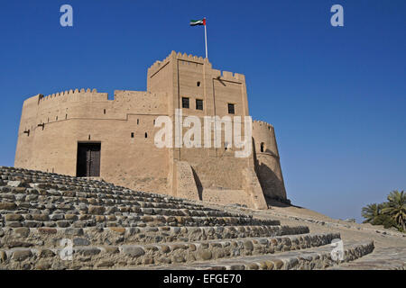 Fujairah Fort, Vereinigte Arabische Emirate Stockfoto