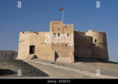 Fujairah Fort, Vereinigte Arabische Emirate Stockfoto