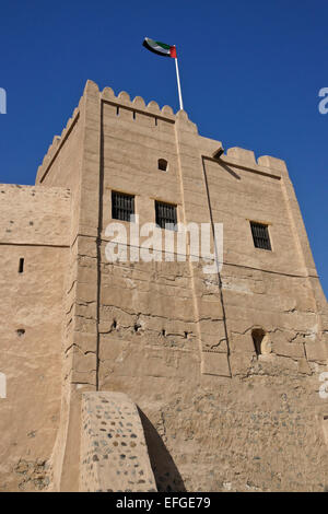 Fujairah Fort, Vereinigte Arabische Emirate Stockfoto