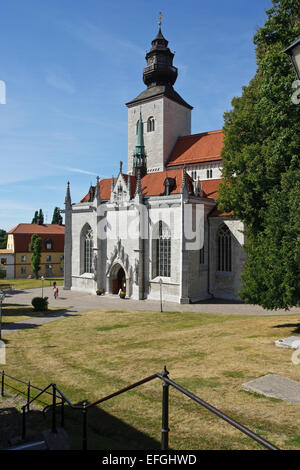 Die Kathedrale des Dezembers Maria in Visby, Gotland Stockfoto