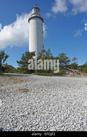 Holmuddens Leuchtturm, Fårö, Gotland Stockfoto