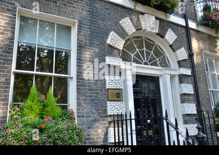 London School of Hygiene and Tropical Medicine in Bedford Square, Bloomsbury, London, Großbritannien. Stockfoto