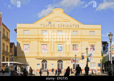 Teatro Miguel de Cervantes, Theater, Malaga, Provinz Malaga, Andalusien, Spanien Stockfoto