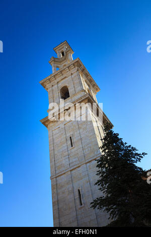 Bell Turm der Kirche des Nativity unserer lieben Frau in Turis Spanien Stockfoto