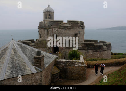 St. Mawes Castle, St. Mawes, Cornwall Stockfoto