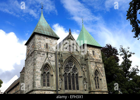 Stavanger Domkirke (St. Svithun Kathedrale) Stavanger Town, Western Fjorde, Norwegen, Skandinavien, Europa. Stavanger Domkirke (St.) Stockfoto