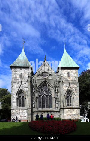 Stavanger Domkirke (St. Svithun Kathedrale) Stavanger Town, Western Fjorde, Norwegen, Skandinavien, Europa. Stavanger Domkirke (St.) Stockfoto