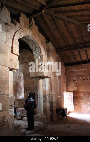 Die westgotischen Kirche Santa María de Lara Stockfoto