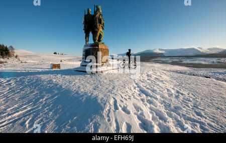 Commando Memorial an Spean Bridge, Lochaber Stockfoto