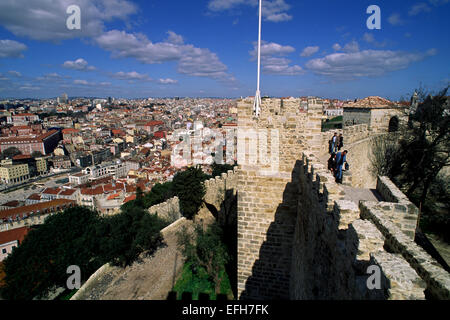 Portugal, Lissabon, Schloss Stockfoto