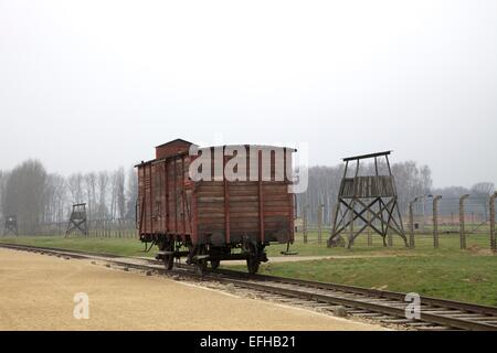 Auschwitz ll Birkenau KZ Birkenau, Polen, Europa Stockfoto