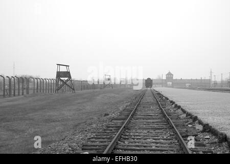 Auschwitz ll Birkenau KZ Birkenau, Polen, Europa Stockfoto