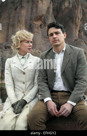 Eine undatiertes Handout Bild zeigt Schauspieler Nicole Kidman und James Franco in ein Standbild aus dem Film "Queen of the Desert" von Regisseur Werner Herzog. Der Film werden im offiziellen Wettbewerb der 65. jährlichen Berliner Filmfestspiele "Berlinale", das von 05 bis 15. Februar 2015 läuft präsentiert. Foto: QOTD FILM INVESTMENT LTD./BERLINALE/dpa - obligatorische CREDIT/kein Vertrieb/nur bis 15. März 2015 HANDOUT EDITORIAL verwenden nur- Stockfoto