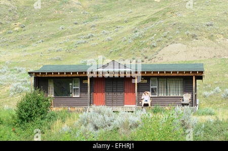 La Reata Ranch, Saskatchewan, Kanada. Stockfoto