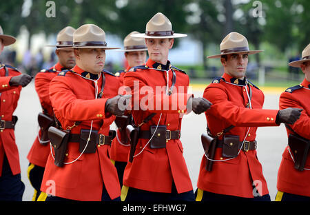 Königliche kanadische montiert Polizei Depot, RCMP Ausbildungsakademie in Regina, Saskatchewan, Kanada Stockfoto